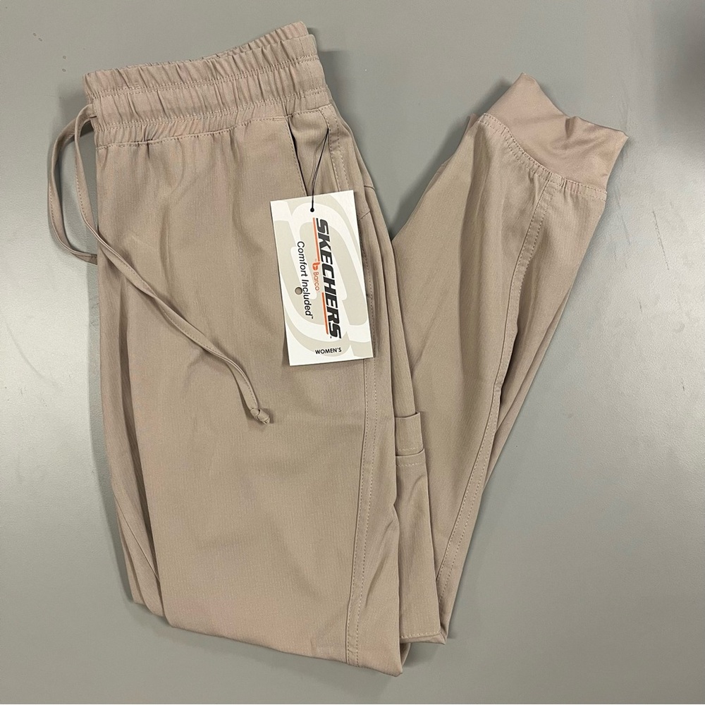NWT Sketchers Barco Women’s Khaki Jogger Scrub Pants Multi Sizes